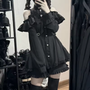 オフショルダーボタンシャツドレス