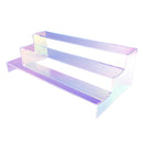 アクリルひな壇 3段 W300mm(オーロラ)