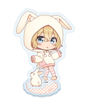 【彼女、お借りします】ぷちちょこアクリルスタンド けもみみパーカーver. 