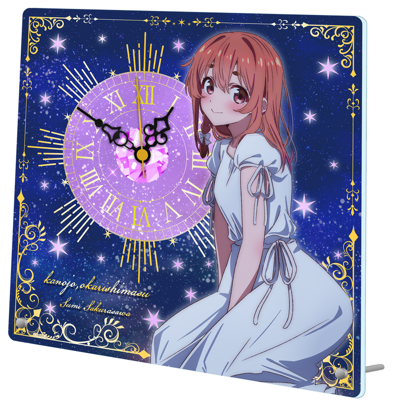 【彼女、お借りします】アクリル置時計