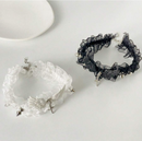 アンティーク風チョーカー　クリスタル十字架