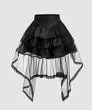 チュールパッチワークスカート