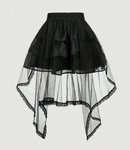 チュールパッチワークスカート　背面