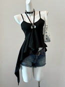 アシンメトリーニットキャミソール 
