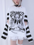 だぼっと可愛い正義Tシャツ　正面
