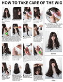 耐熱ロングストレートウィッグ （パープル）