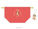 【ちびまる子ちゃん】チャーム付きランチバッグ( 巾着) 90's Chibi Maruko Chan